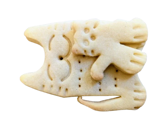 Biscuit chat géant citron